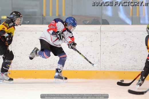 2013-04-13 Aosta 0194 Hockey Milano Rossoblu U11-Besancon - Leonardo Quadrio